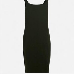 Zara Trafaluc Midi Bodycon Dress Army Green Size Small